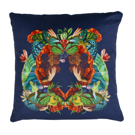 Bower Cushion - Eco Velvet