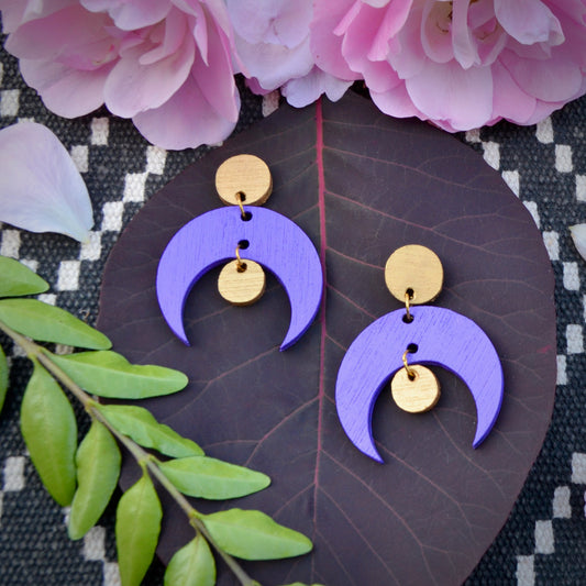 Lilac Moon Earrings