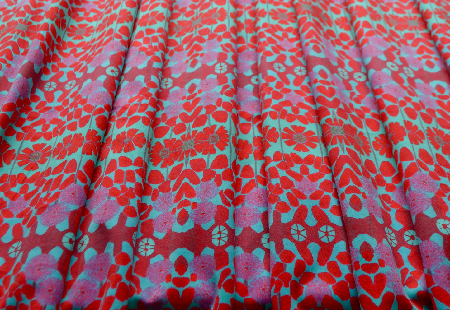 Cherry Blossom - Eco Velvet Fabric