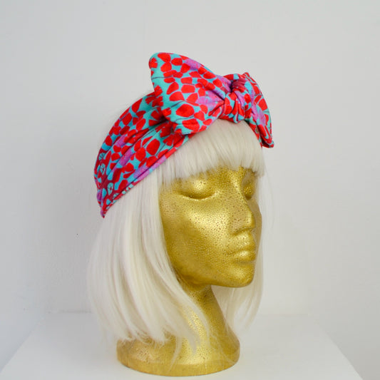 Cherry Blossom - Velvet Headwrap