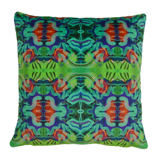 Jungle Cushion - Eco Velvet