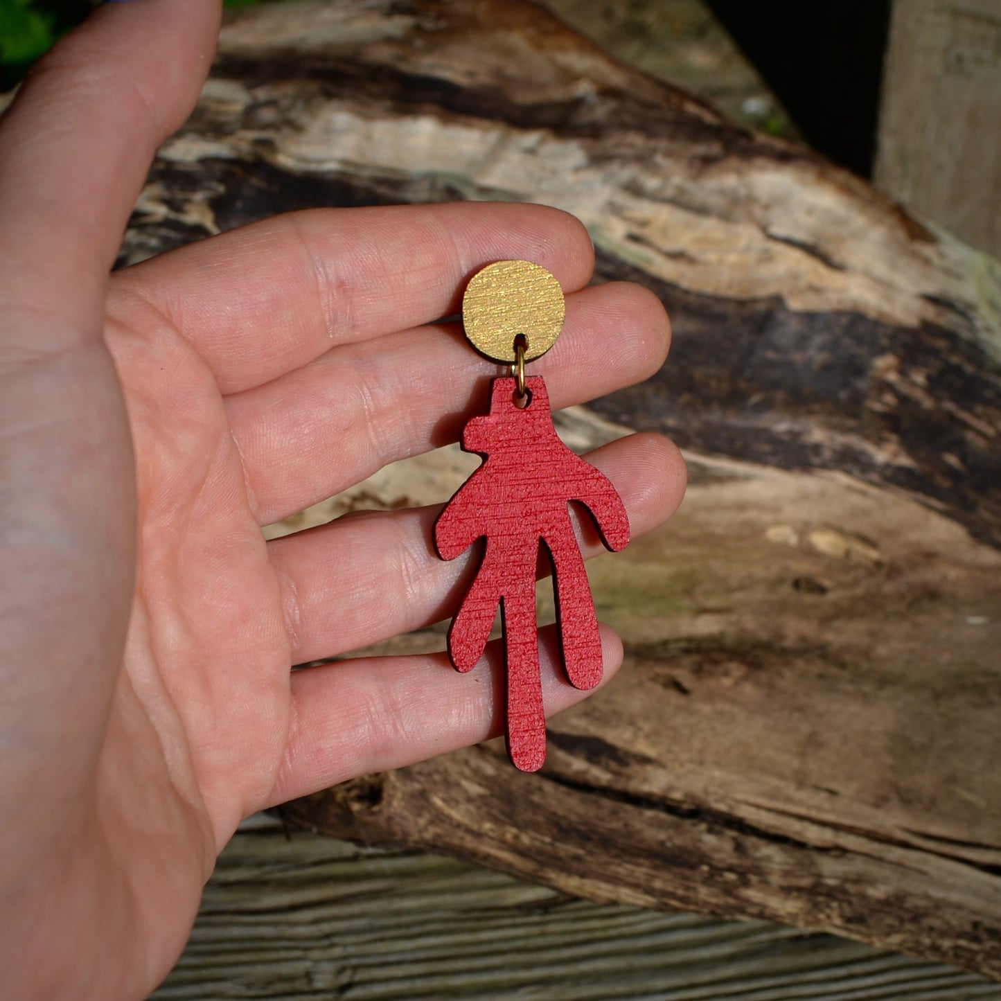 Red Matisse Earrings