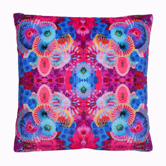 Reef Cushion - Eco Velvet