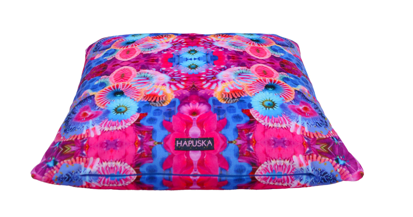 Reef Cushion - Eco Velvet