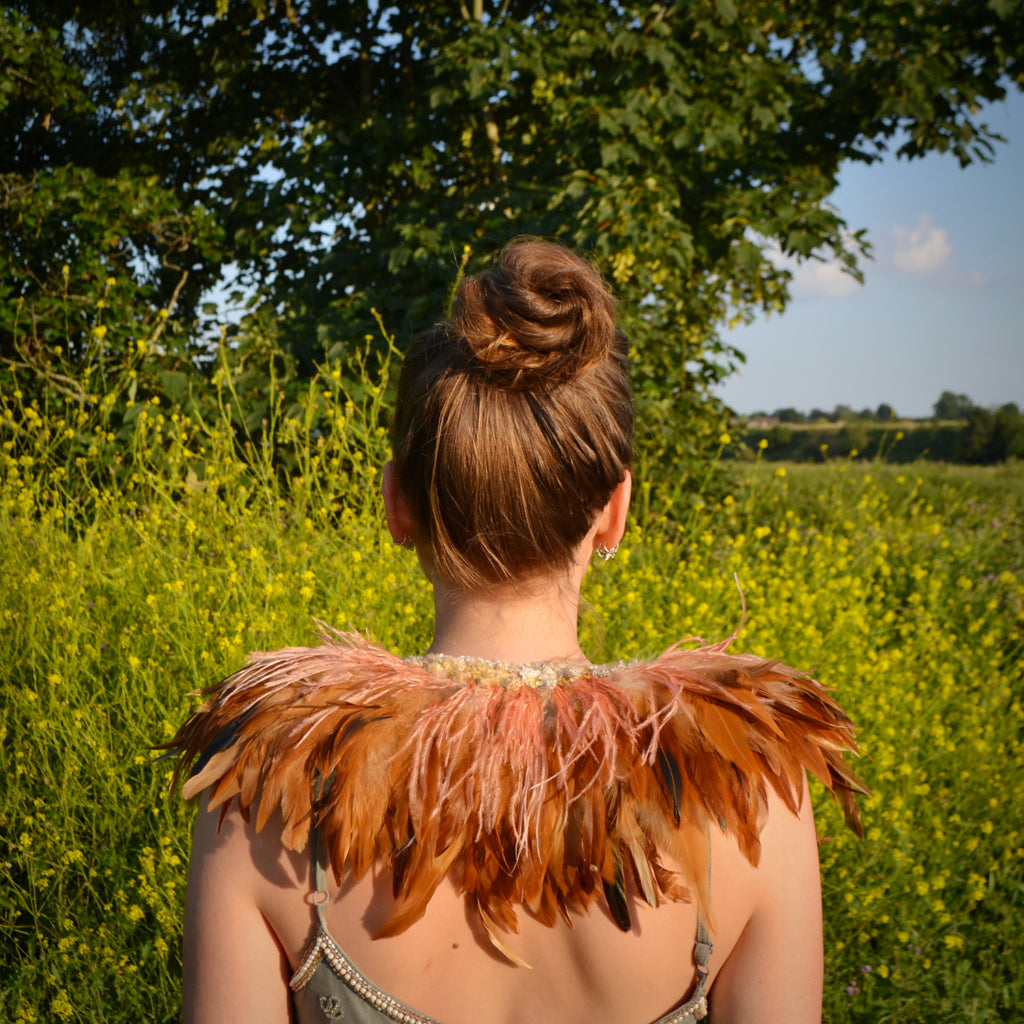 Sequoia Feather Collar