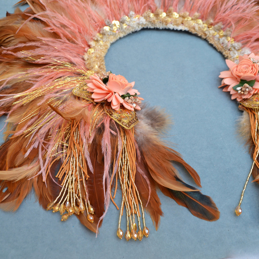 Sequoia Feather Collar